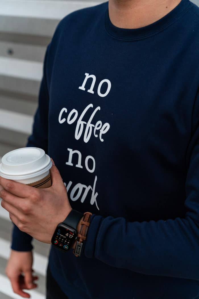 "No Coffee, No Work" Sweater - Image 8