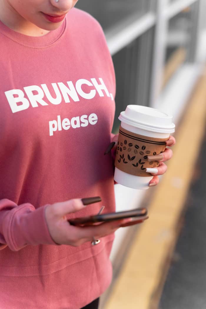 "Brunch, Please" Sweater - Image 9