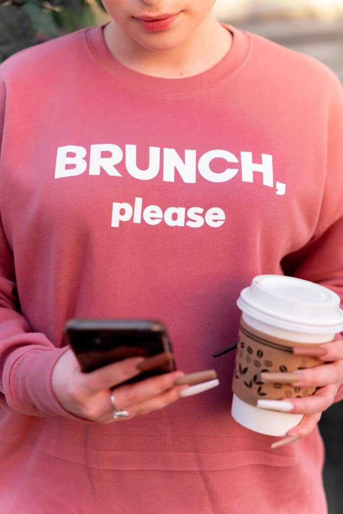 "Brunch, Please" Sweater - Image 10
